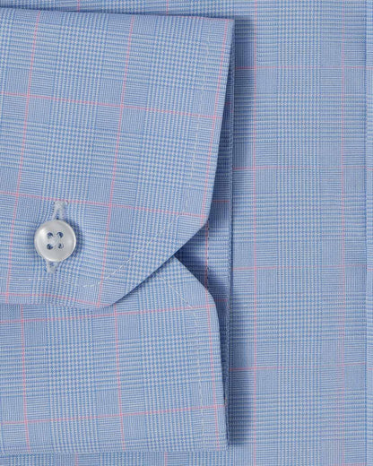 Pink Glen Plaid Dress Shirt 3