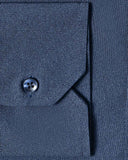 Ultra Comfort Navy Twill Dress Shirt 3