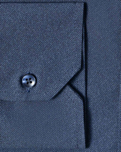 Ultra Comfort Navy Twill Dress Shirt 3
