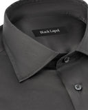 Easy-Care Black Fine Twill Dress Shirt 2
