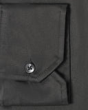 Easy-Care Black Fine Twill Dress Shirt 3