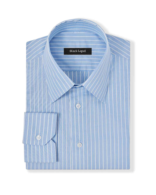 Blue Stripe Dress Shirt 1