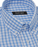 Light Blue Gingham Dress Shirt 2