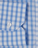 Light Blue Gingham Dress Shirt 3