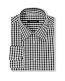 Black Gingham Dress Shirt 1