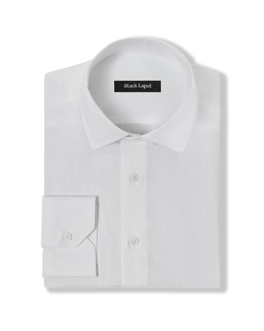 Natural Stretch White Dress Shirt 1