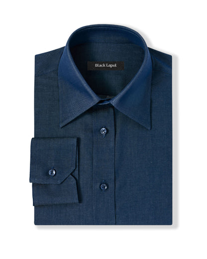 Navy Denim Shirt 1
