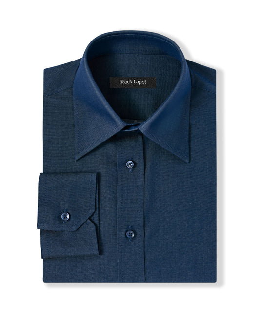 Navy Denim Shirt 1
