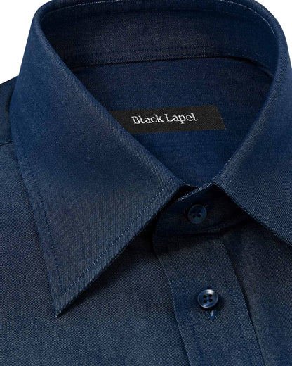 Navy Denim Shirt 2