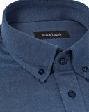 Blue Check Performance Pique Knit Shirt 2