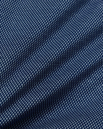 Blue Check Performance Pique Knit Shirt 4