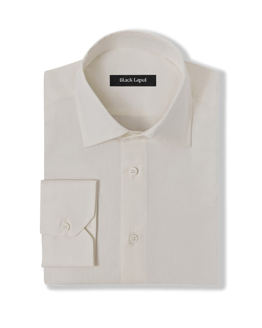 Natural Stretch Ivory Dress Shirt 1