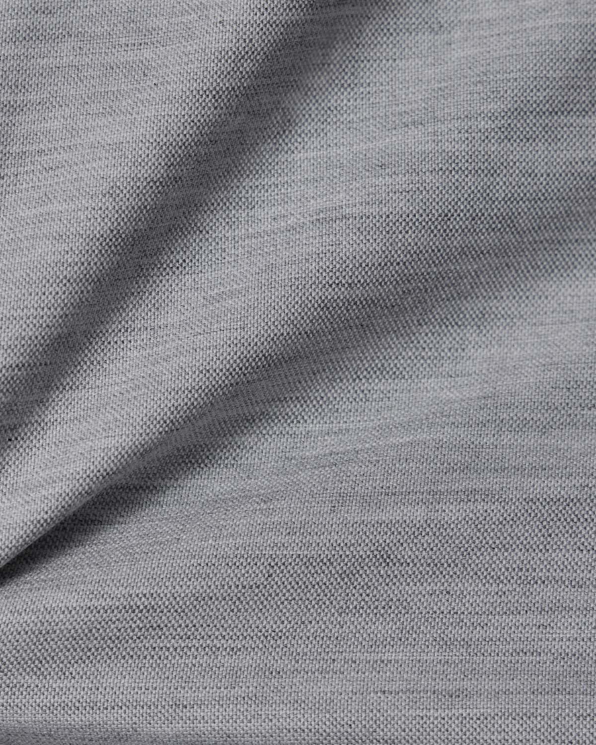 Light Grey Casual Pinpoint Dress Shirt 4