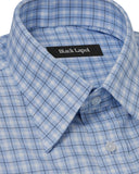 Blue Multi-Check Dress Shirt 2