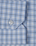 Blue Multi-Check Dress Shirt 3