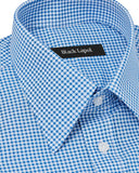 Blue Mod Dots Printed Dress Shirt 2