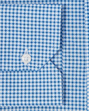Blue Mod Dots Printed Dress Shirt 3