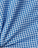 Blue Mod Dots Printed Dress Shirt 4