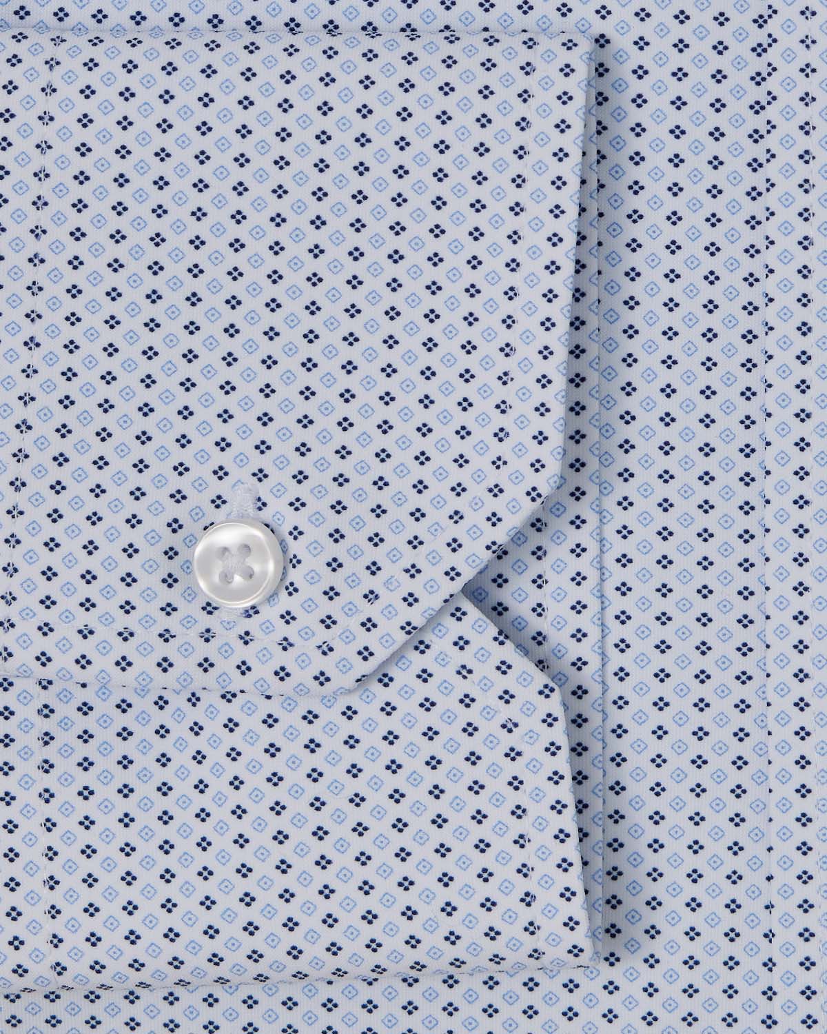 Ultra Comfort Blue Medallion Printed Shirt 3