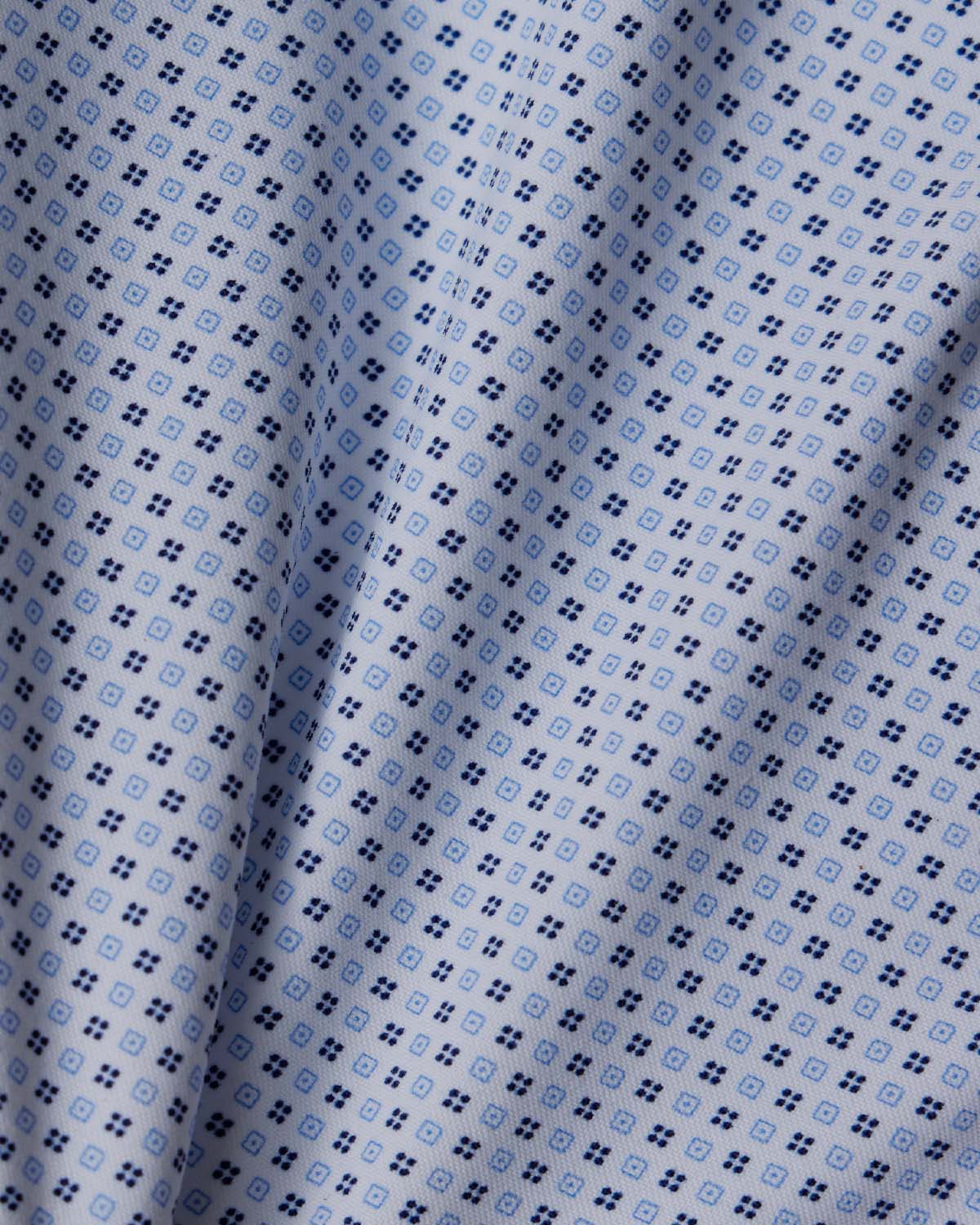 Ultra Comfort Blue Medallion Printed Shirt 4