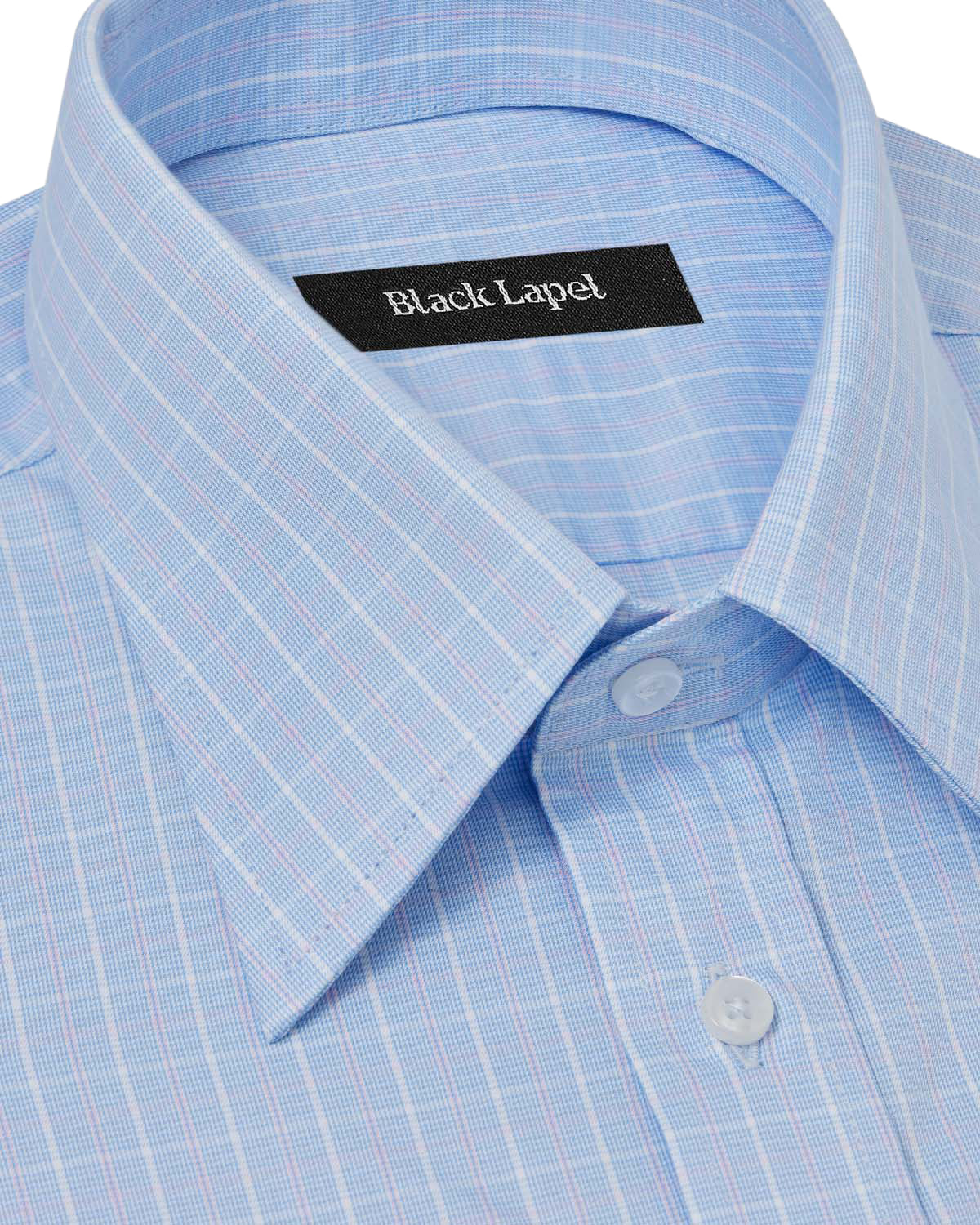 Portuguese Blue and Pink Check Dress Shirt 2