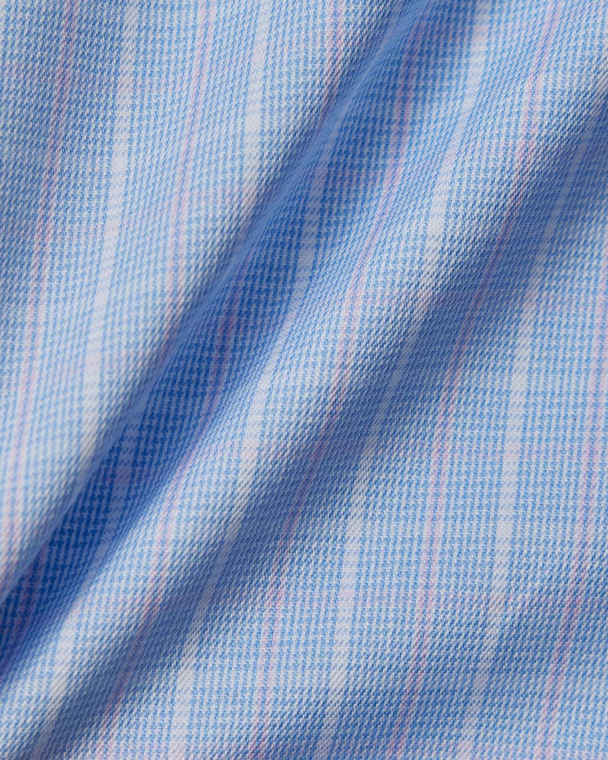 Portuguese Blue and Pink Check Dress Shirt 4
