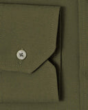Campus Olive Green Oxford Dress Shirt 3