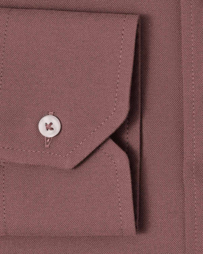 Pink Brushed Oxford Dress Shirt 3