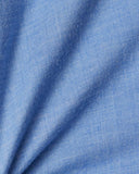 Natural Stretch Light Blue Brushed Twill Dress Shirt 4