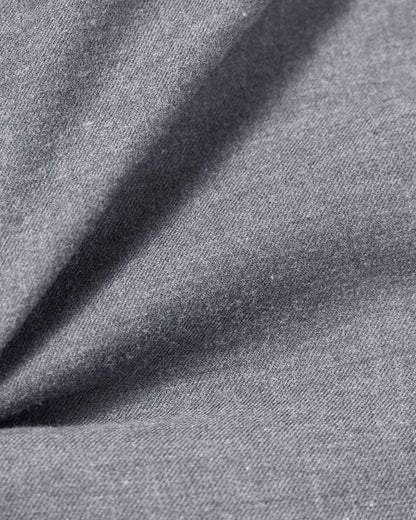 Natural Stretch Light Grey Brushed Twill Dress Shirt 4