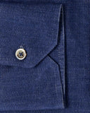 Navy Japanese Corduroy Casual Shirt 3