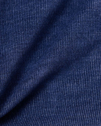 Navy Japanese Corduroy Casual Shirt 4