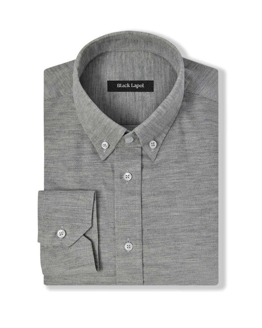 Grey Japanese Corduroy Casual Shirt 1