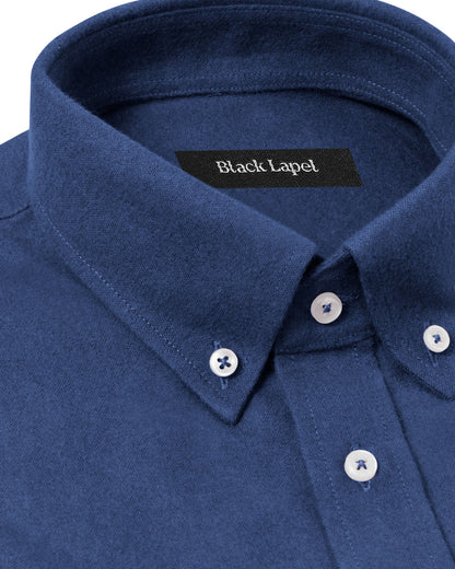 Dusk Blue Chamois Flannel Casual Shirt 2