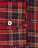 Burgundy Plaid Flannel Shirt 3