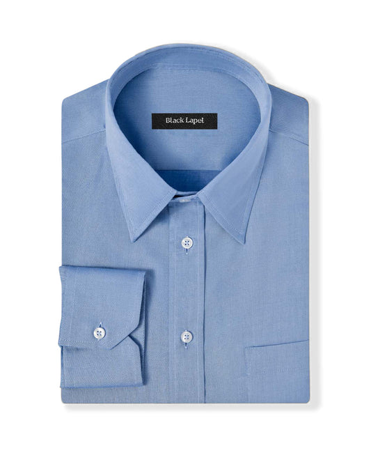 Natural Stretch Blue Dress Shirt 1
