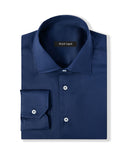Easy-Care Navy Twill Dress Shirt 1