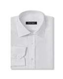 Easy-Care White Pinpoint Dress Shirt 1