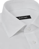 Easy-Care White Herringbone Dress Shirt 2