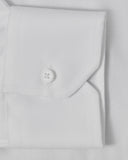 Easy-Care White Herringbone Dress Shirt 3