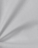 Easy-Care White Herringbone Dot Dress Shirt 4