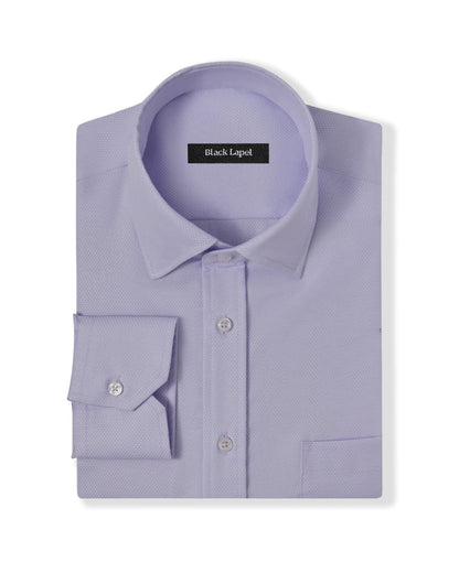 Easy-Care Lavender Dobby Dress Shirt 1