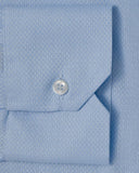 Natural Stretch Blue Diamond Weave Dress Shirt 3
