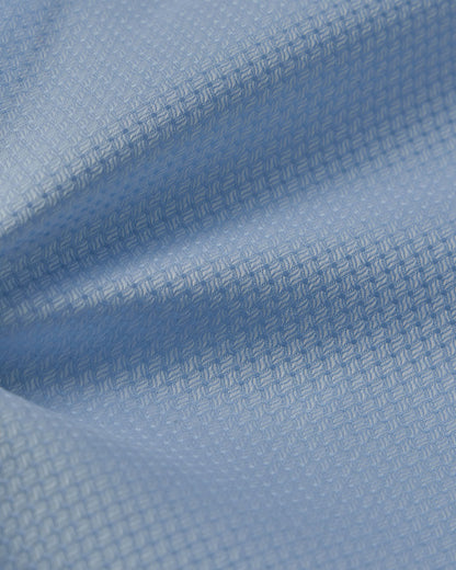 Natural Stretch Blue Diamond Weave Dress Shirt 4