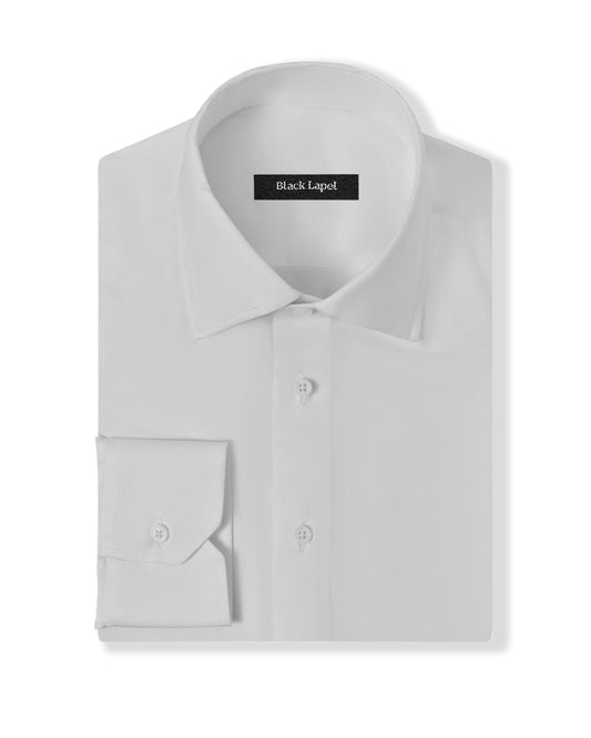 White Classic Twill Dress Shirt 1
