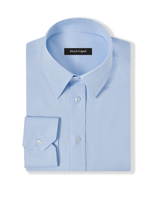 Light Blue Classic Twill Dress Shirt 1