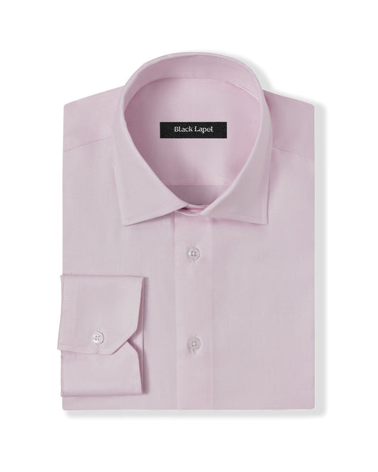 Pink Classic Twill Dress Shirt 1