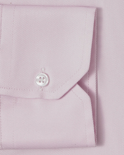Pink Classic Twill Dress Shirt 3