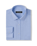 Easy-Care Light Blue Pinpoint Dress Shirt 1