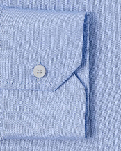 Easy-Care Light Blue Pinpoint Dress Shirt 3